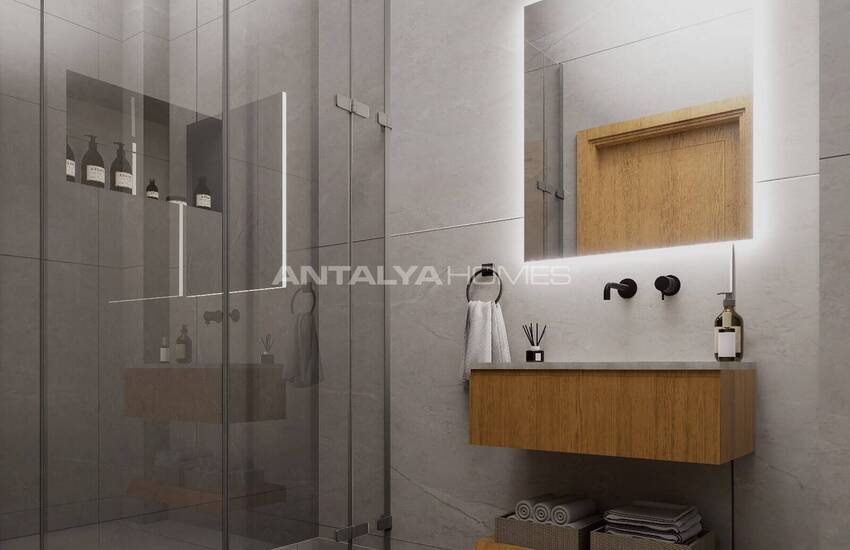 Двухквартирные дома с 4 спальнями и бассейнами в Мугла Эсентепе 17