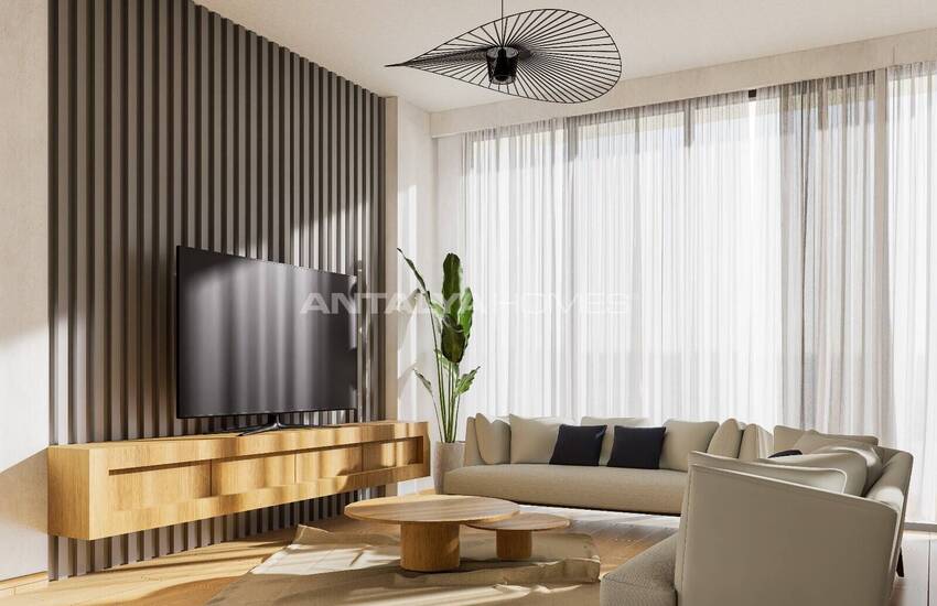 Двухквартирные дома с 4 спальнями и бассейнами в Мугла Эсентепе 11