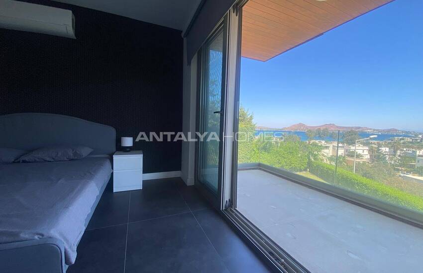 Villa Avec Vue Sur La Mer Et Piscine À 400 M De La Mer À Bodrum 17