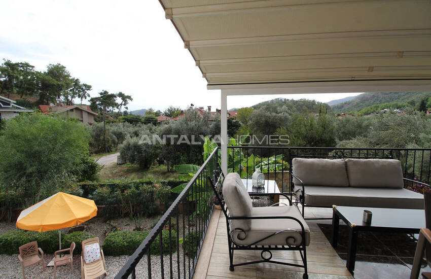 منزل أنيق مطل على الغابة مع مسبح خاص في موغلا غوجيك 38