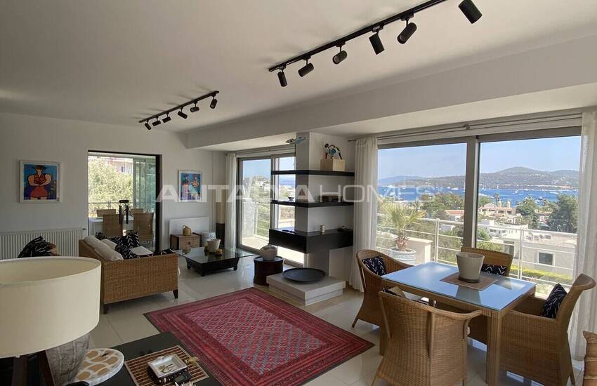 Furnished Flat with a Sea-view Terrace in Bodrum Türkbükü 15