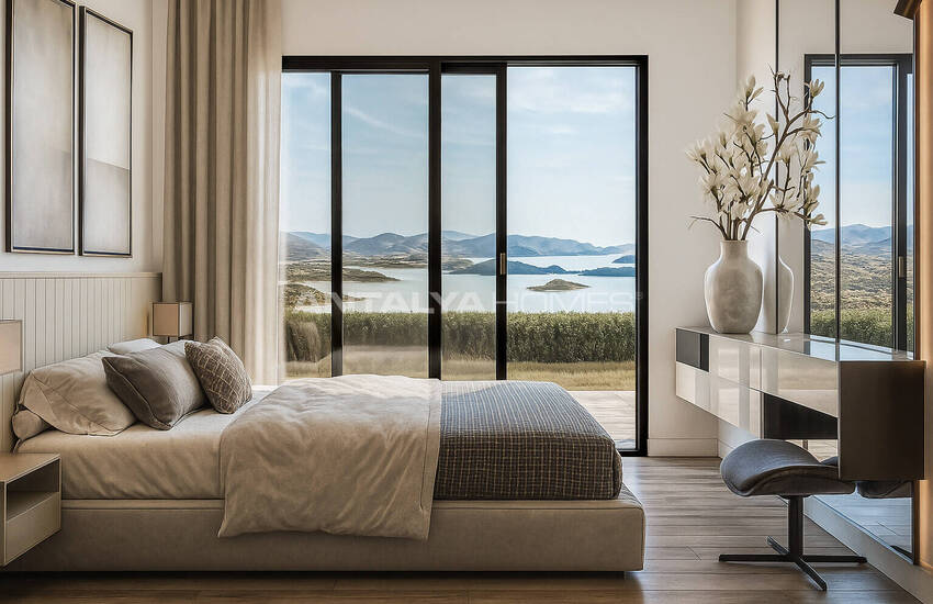 Sea View Flats with Private Pools in Bodrum Bağla 15