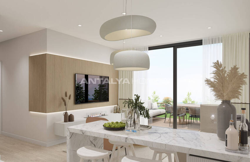 Elegant Apartments in a Project with Private Beach in Bodrum 18