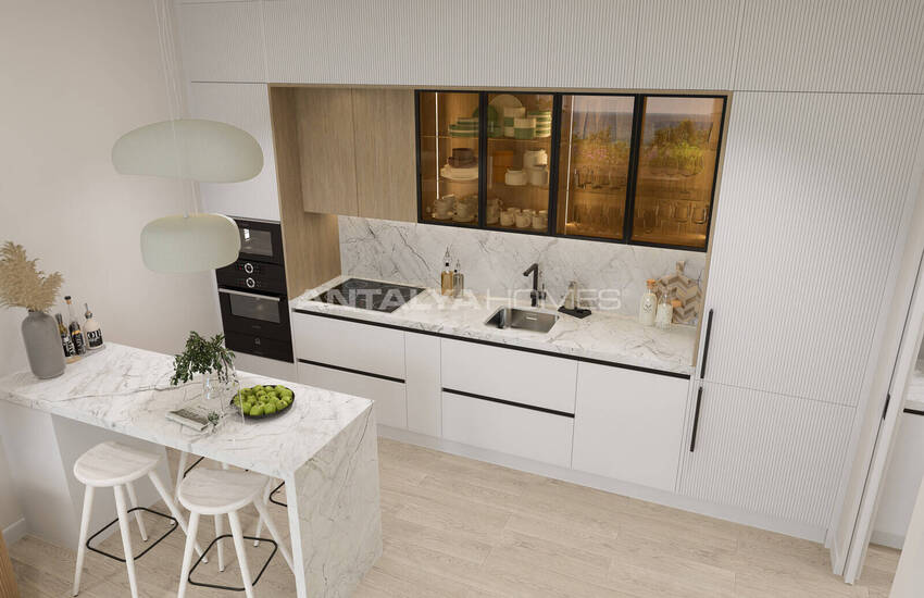 Elegant Apartments in a Project with Private Beach in Bodrum 19