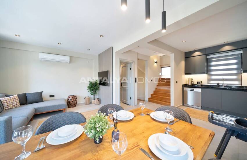 Виллы с частными бассейнами в 10 минутах от пляжа в Фетхие 11