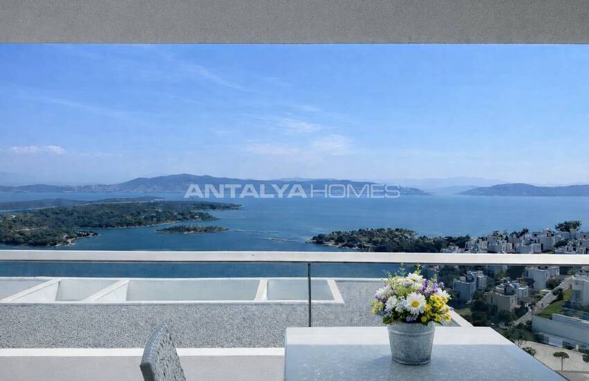 Muğla Milas’ta Havuzlu Sitede Deniz Manzaralı Dubleks Daire 13