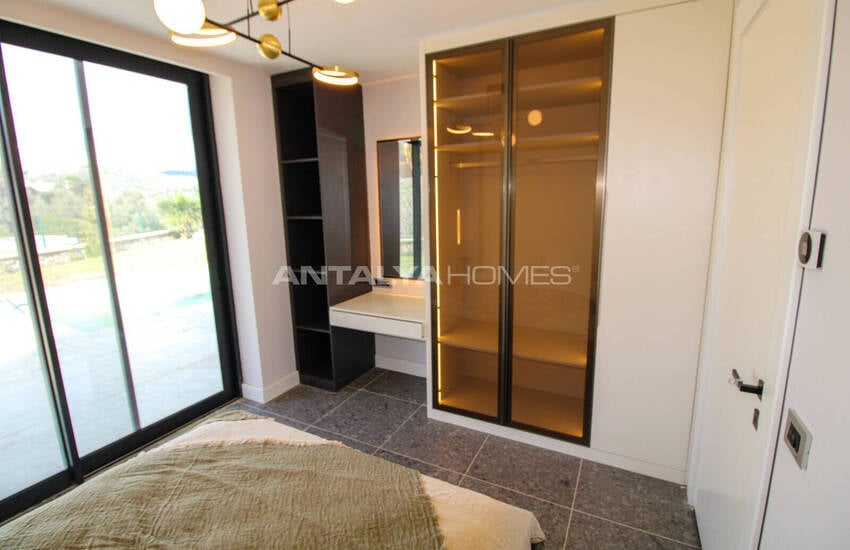 Виллы с частным бассейном рядом с пляжем в Бодруме, Гюмюшлюк 11