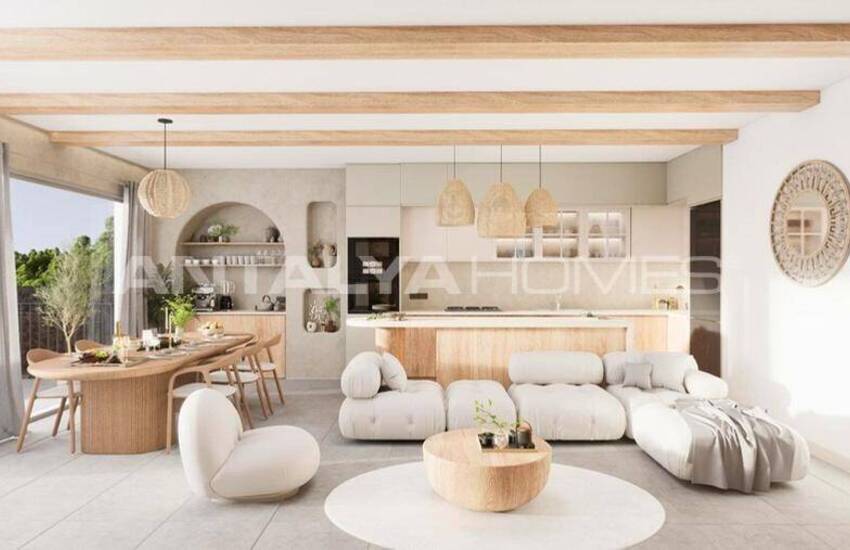 Bodrum Gümüşlük'te Geniş ve Aydınlık Havuzlu Villalar 7