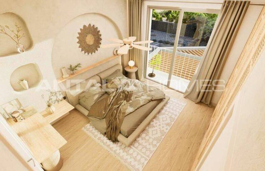 Bodrum Gümüşlük'te Geniş ve Aydınlık Havuzlu Villalar 10