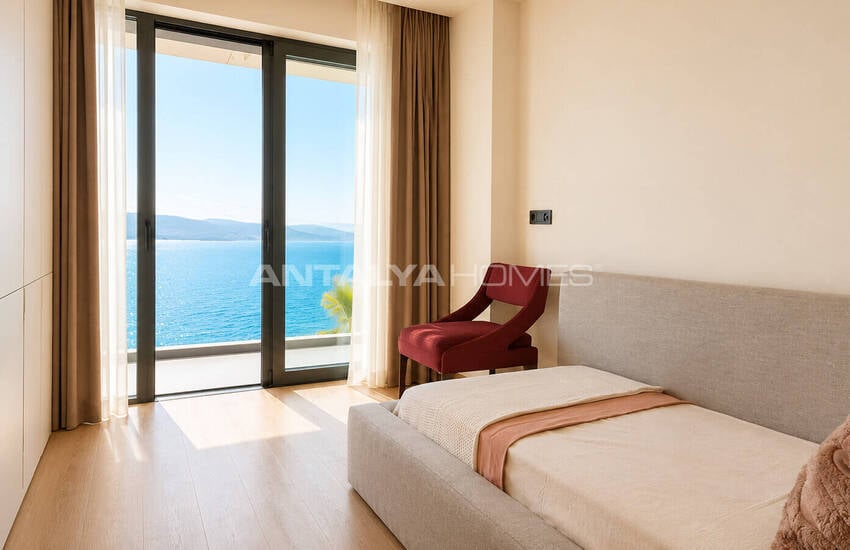 Maisons À Vendre À Bodrum Avec Vue Sur Mer Et Chauffage Au Sol 23
