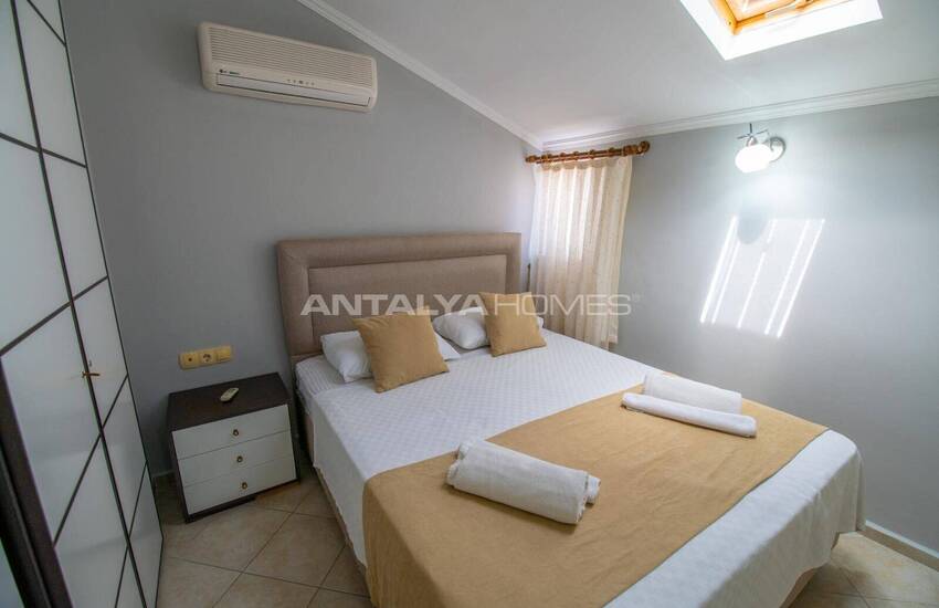 Fethiye'de Özel Havuzlu Plaja Yakın İkiz Villa 10
