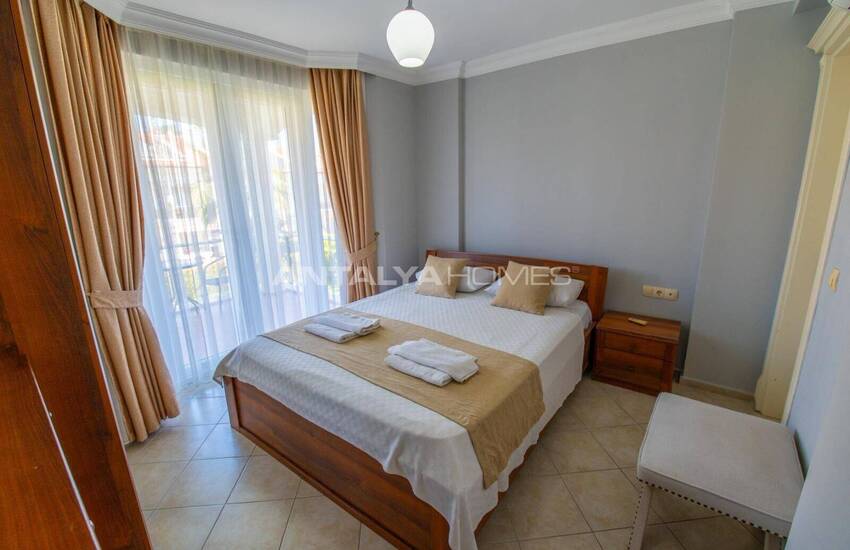 Fethiye'de Özel Havuzlu Plaja Yakın İkiz Villa 12