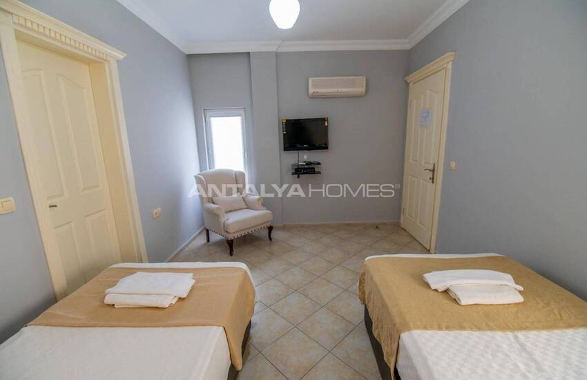 Fethiye'de Özel Havuzlu Plaja Yakın İkiz Villa 15