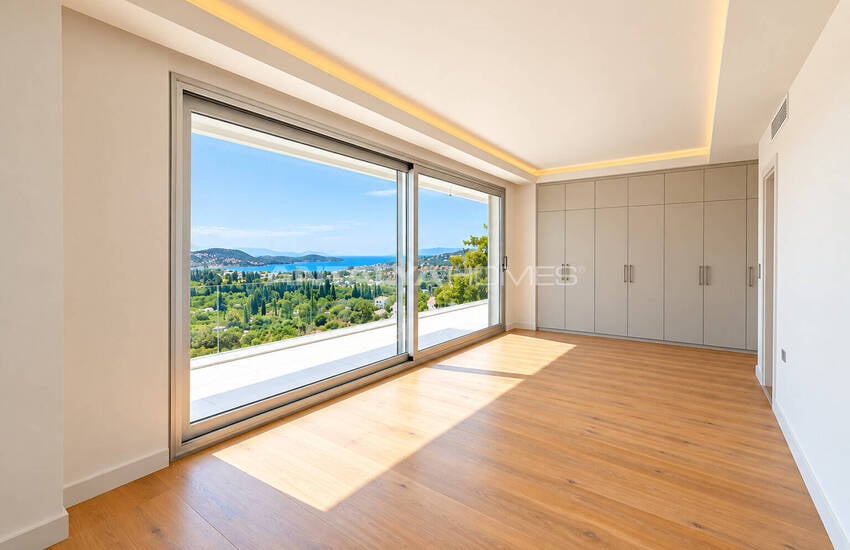 Specious Detached Villa for Sale with Sea View in Bodrum 16