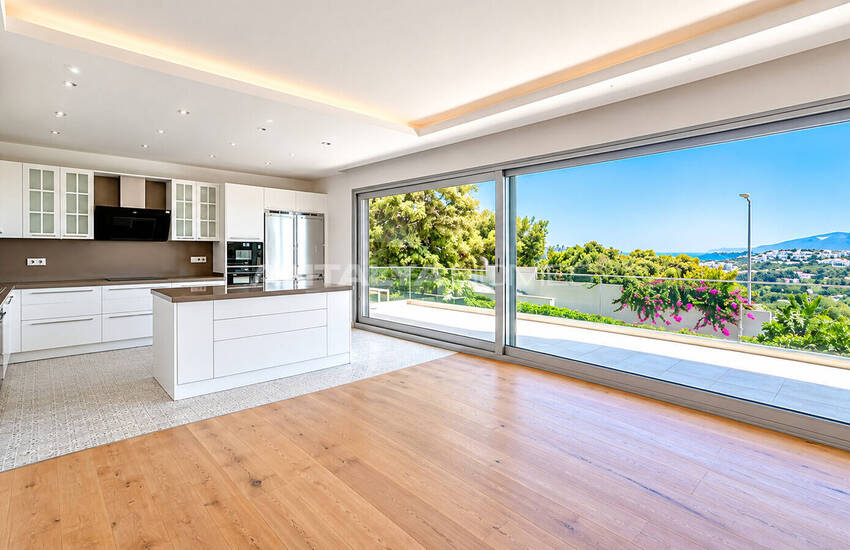 Specious Detached Villa for Sale with Sea View in Bodrum 11