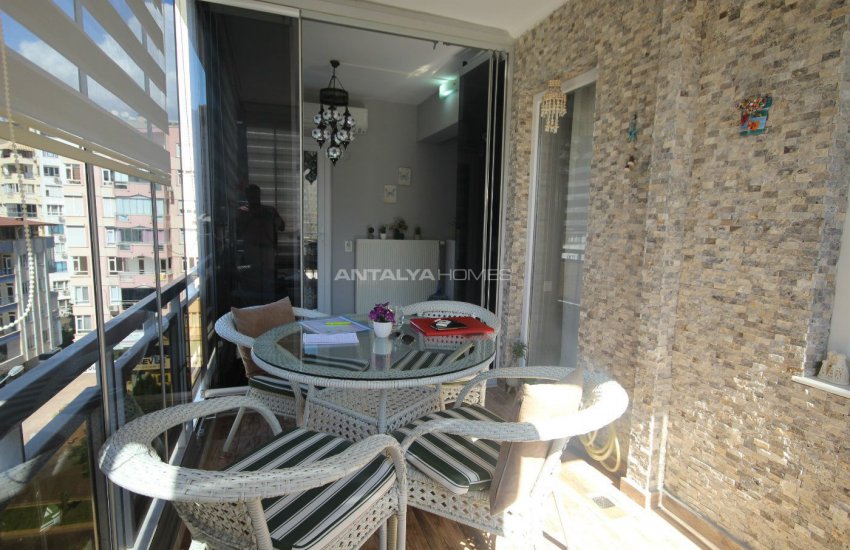 شقة مشمسة مع تصميم داخلي فاخر في أنطاليا 17