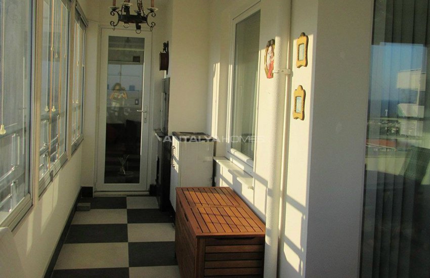 Двухуровневая Квартира 5+1 с Видом на Море в Анталии 19