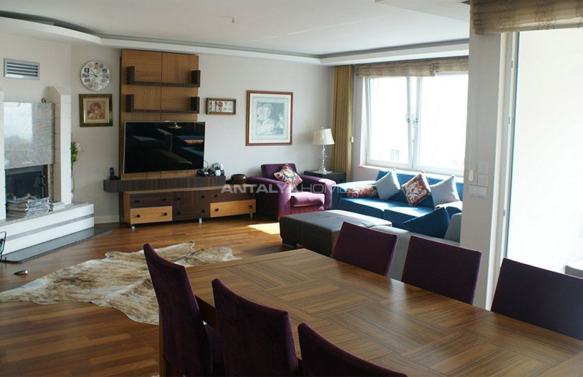 Двухуровневая Квартира 5+1 с Видом на Море в Анталии 5