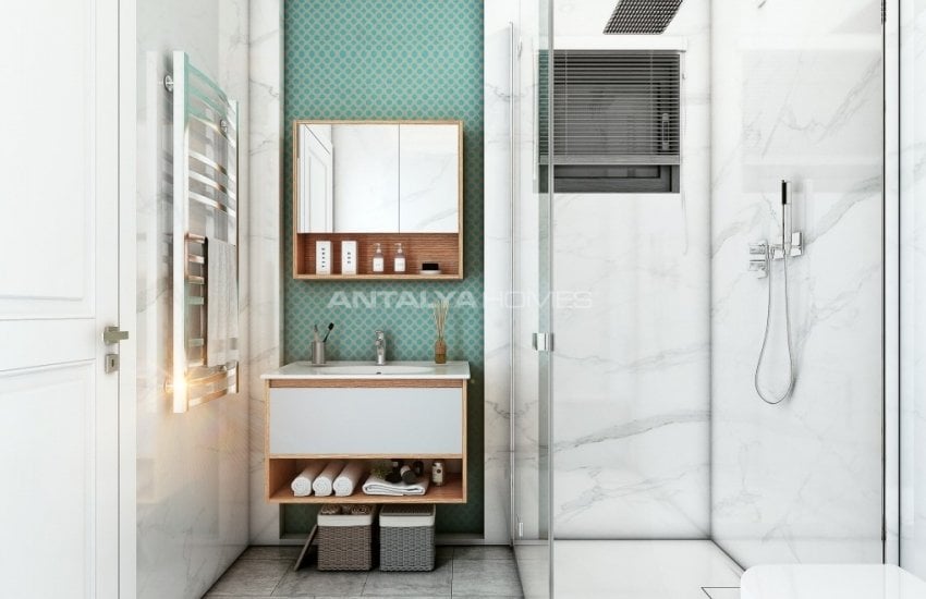Alanya Merkez'de Mükemmel Doğa ve Şehir Manzaralı Daireler 9