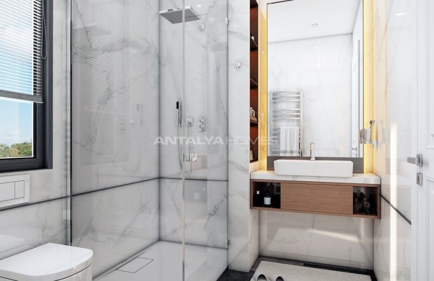 Alanya Merkez'de Mükemmel Doğa ve Şehir Manzaralı Daireler 11