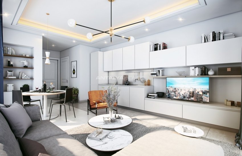 Alanya Merkez'de Mükemmel Doğa ve Şehir Manzaralı Daireler 12