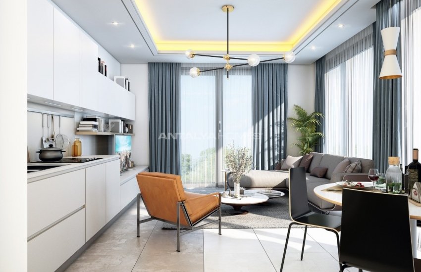 Alanya Merkez'de Mükemmel Doğa ve Şehir Manzaralı Daireler 13