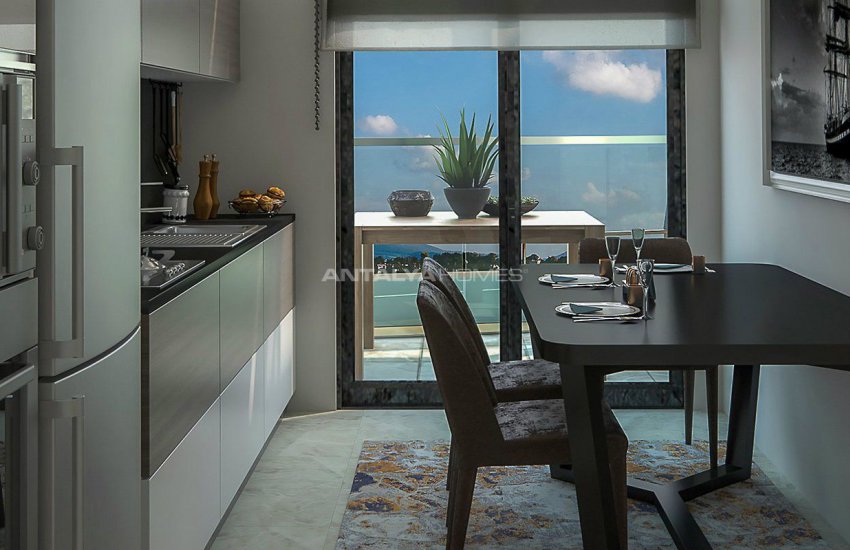 Sea and Mountain View Alanya Flats 300 Mt to the Beach 23