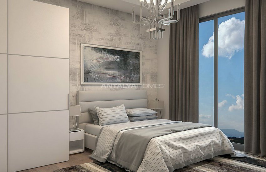 Sea and Mountain View Alanya Flats 300 Mt to the Beach 25