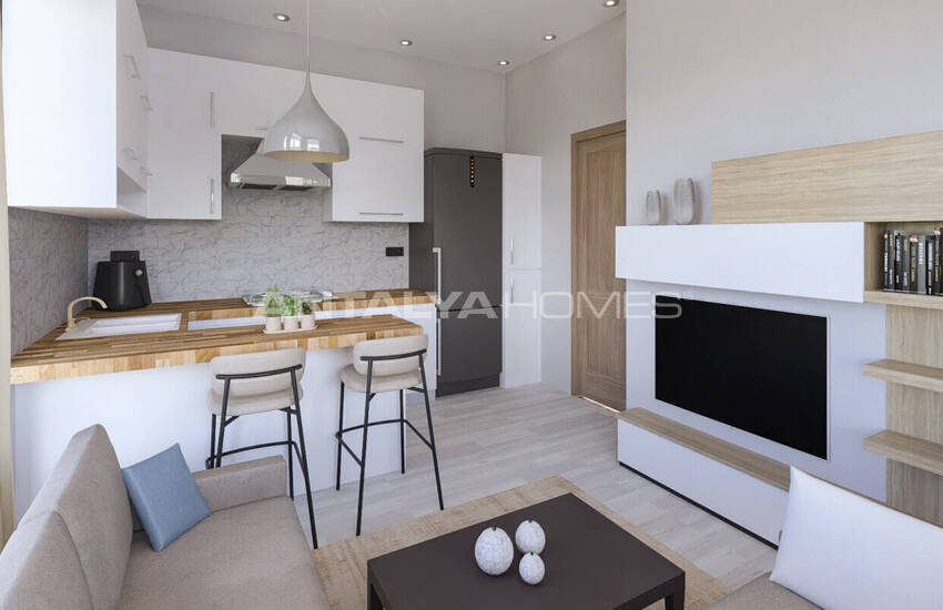 Immobilier Dans Un Projet De Boutique Avec Piscine À Mersin Yenisehir 12
