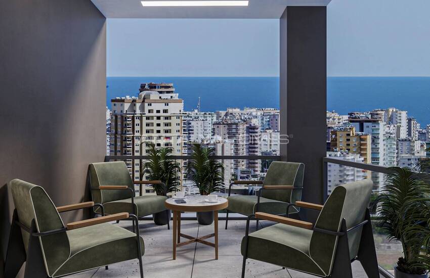 آپارتمان های سرمایه گذاری با چشم انداز باشکوه در مرسین ینی شهیر 19
