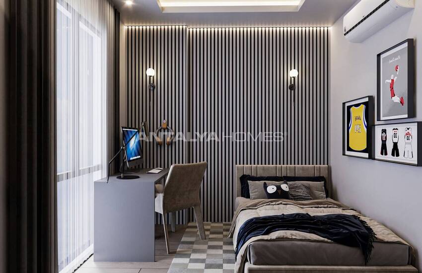 آپارتمان های سرمایه گذاری با چشم انداز باشکوه در مرسین ینی شهیر 14