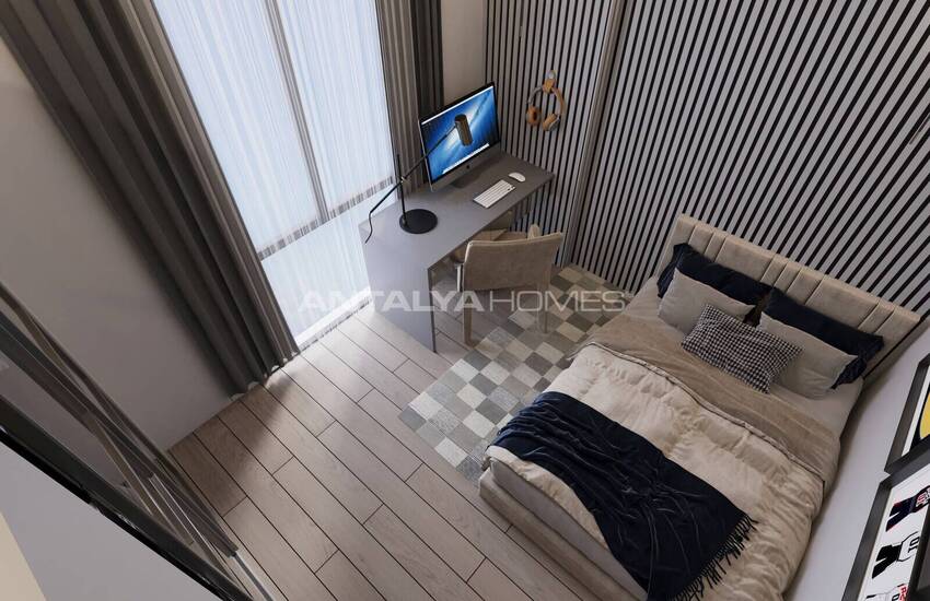 آپارتمان های سرمایه گذاری با چشم انداز باشکوه در مرسین ینی شهیر 15