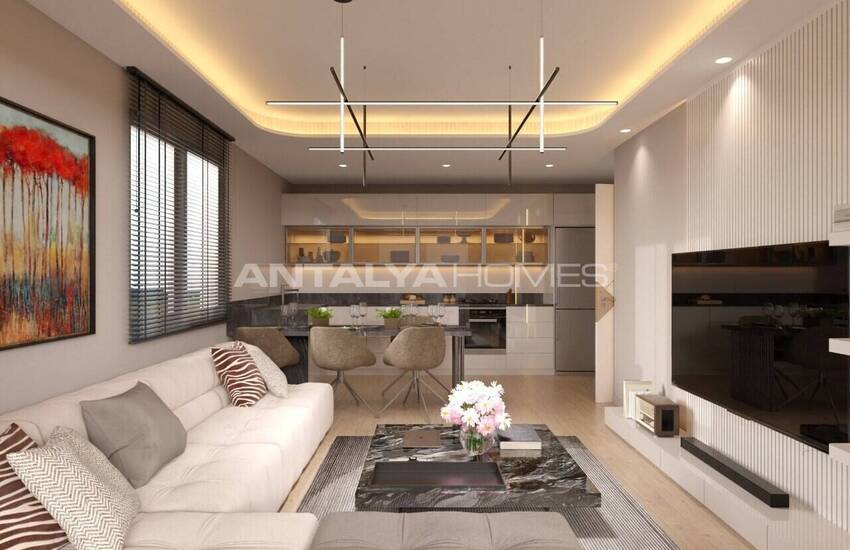 Propriétés Neuves Avec Piscine Et Jardin À Mersin Erdemli 11