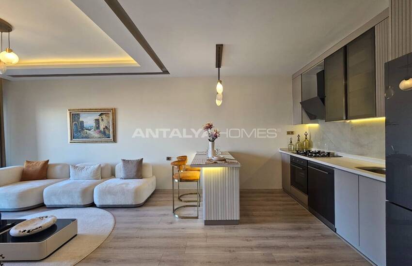 Real Estate in a Complex with a Pool Near the Sea in Tömük, Mersin 34