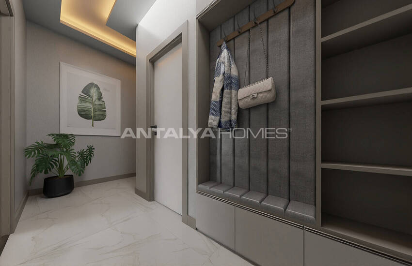 املاک و مستغلات در یک مجتمع با یک استخر در نزدیکی دریا در Tömük، مرسین 40