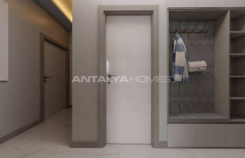 املاک و مستغلات در یک مجتمع با یک استخر در نزدیکی دریا در Tömük، مرسین 41