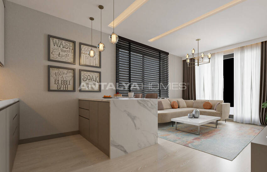 املاک و مستغلات در یک مجتمع با یک استخر در نزدیکی دریا در Tömük، مرسین 29