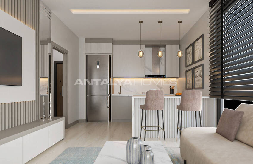 املاک و مستغلات در یک مجتمع با یک استخر در نزدیکی دریا در Tömük، مرسین 27