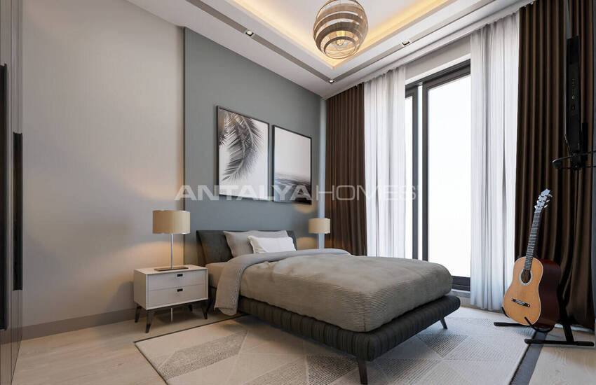 املاک و مستغلات در یک مجتمع با یک استخر در نزدیکی دریا در Tömük، مرسین 36