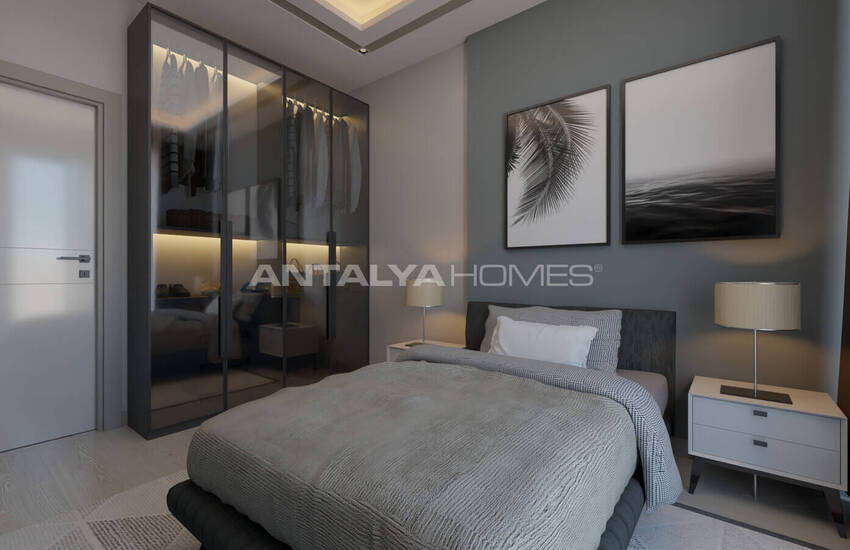 املاک و مستغلات در یک مجتمع با یک استخر در نزدیکی دریا در Tömük، مرسین 37