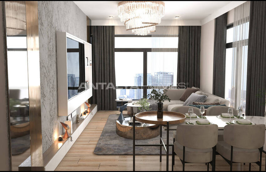 آپارتمان کاملا نو با استخر نزدیک دریا در توموک مرسین 15