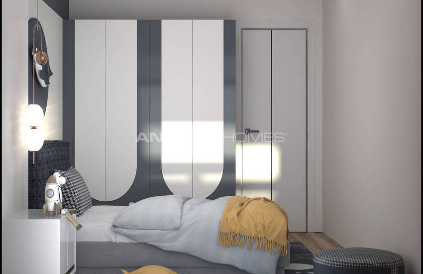 آپارتمان کاملا نو با استخر نزدیک دریا در توموک مرسین 19