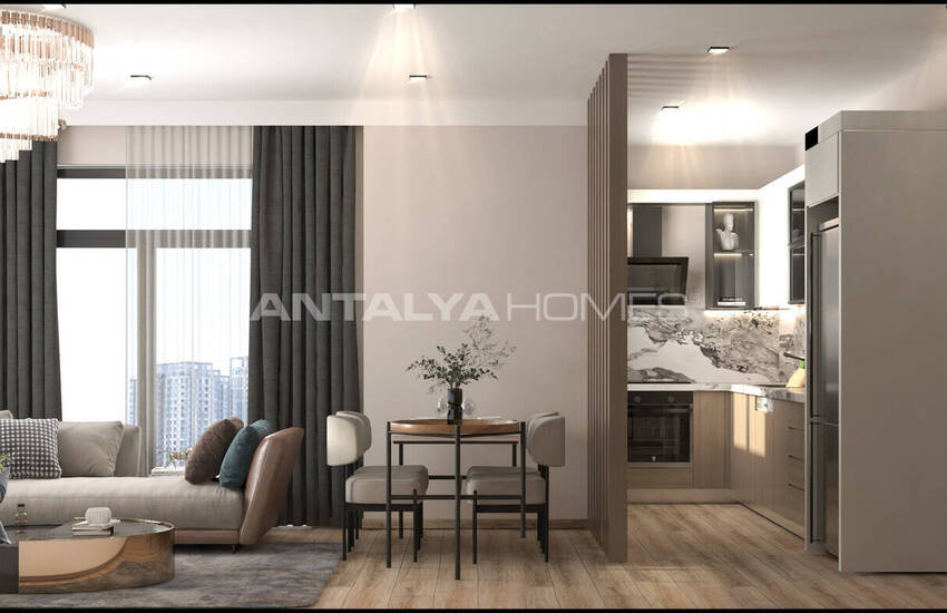 آپارتمان کاملا نو با استخر نزدیک دریا در توموک مرسین 16