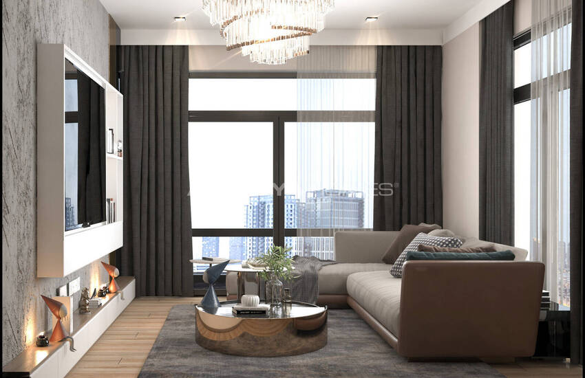 آپارتمان کاملا نو با استخر نزدیک دریا در توموک مرسین 12