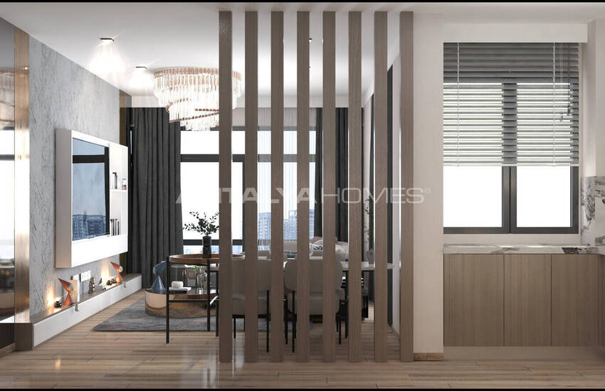 آپارتمان کاملا نو با استخر نزدیک دریا در توموک مرسین 17