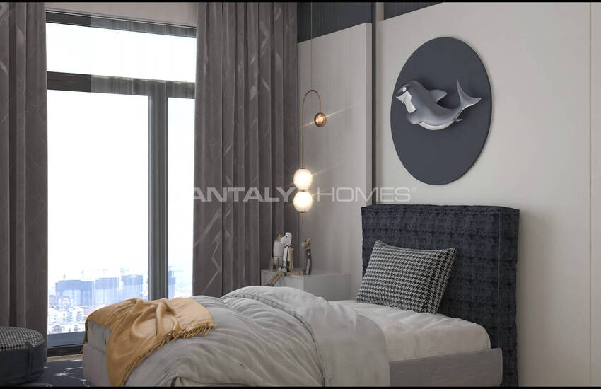 آپارتمان کاملا نو با استخر نزدیک دریا در توموک مرسین 18