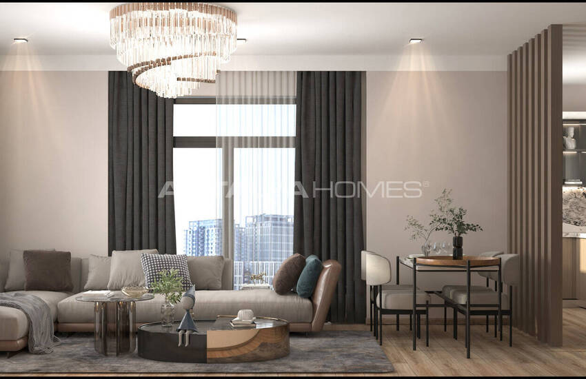 آپارتمان کاملا نو با استخر نزدیک دریا در توموک مرسین 14