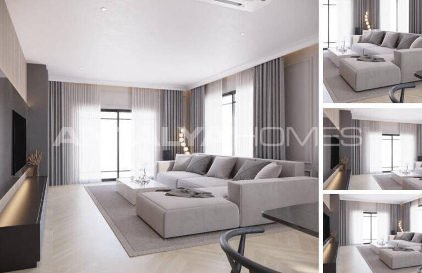 منازل دوبلكس مع حدائق للبيع في إردملي، مرسين 3