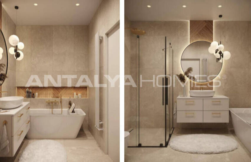 منازل دوبلكس مع حدائق للبيع في إردملي، مرسين 11