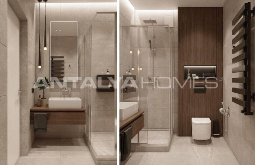 منازل دوبلكس مع حدائق للبيع في إردملي، مرسين 10